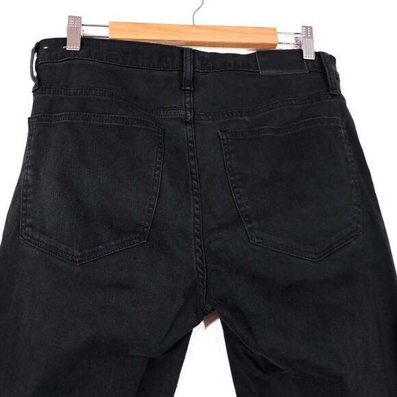MADEWELL 9" Mid Rise Ankle Cropped Skinny Jeans Lunar Wash Black Denim 30 Basics - Picture 9 of 14